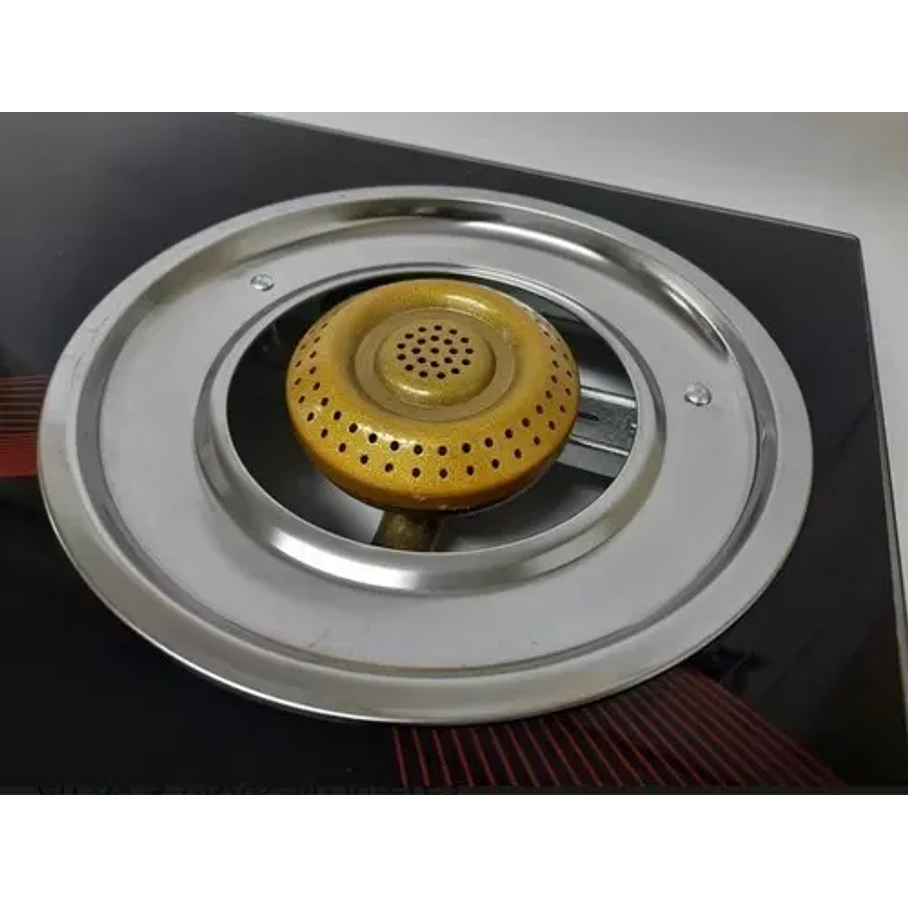 Cocina A Gas Encimera Portátil Vidrio Templado 2 Quemadores 2