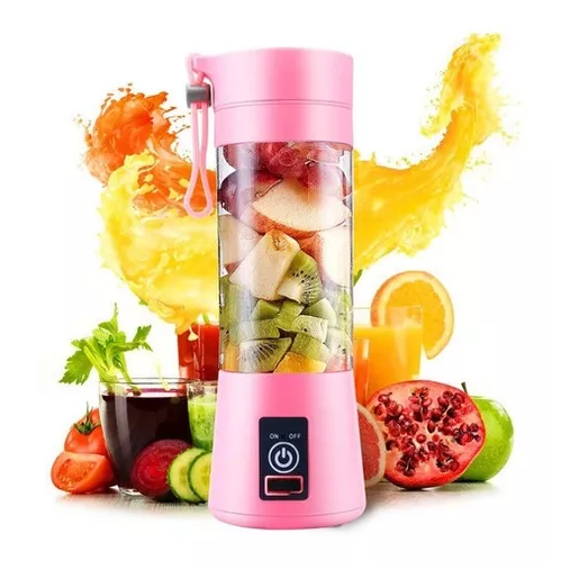 Batidora Licuadora Juguera Portatil Usb Recargable  3