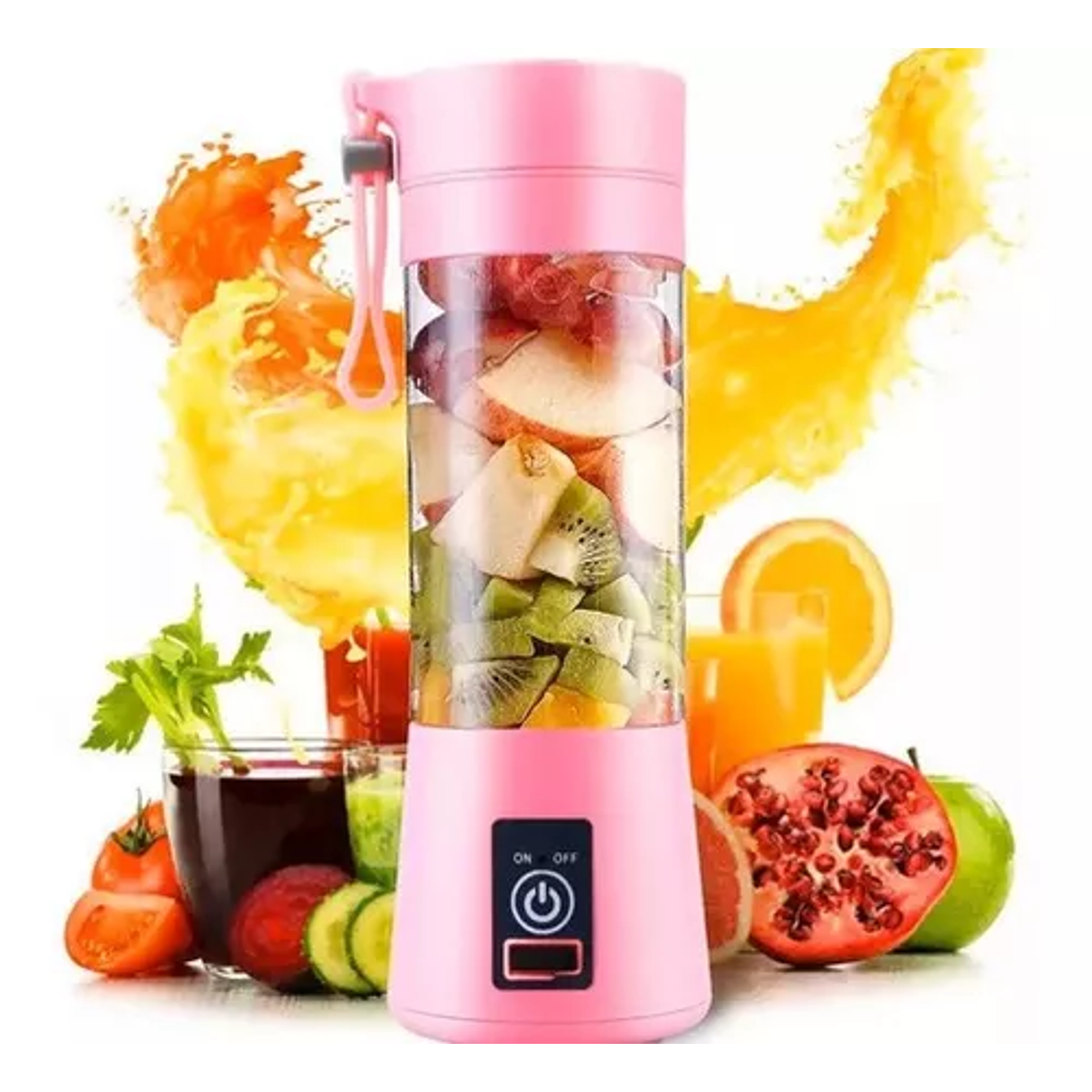 Batidora Licuadora Juguera Portatil Usb Recargable  5