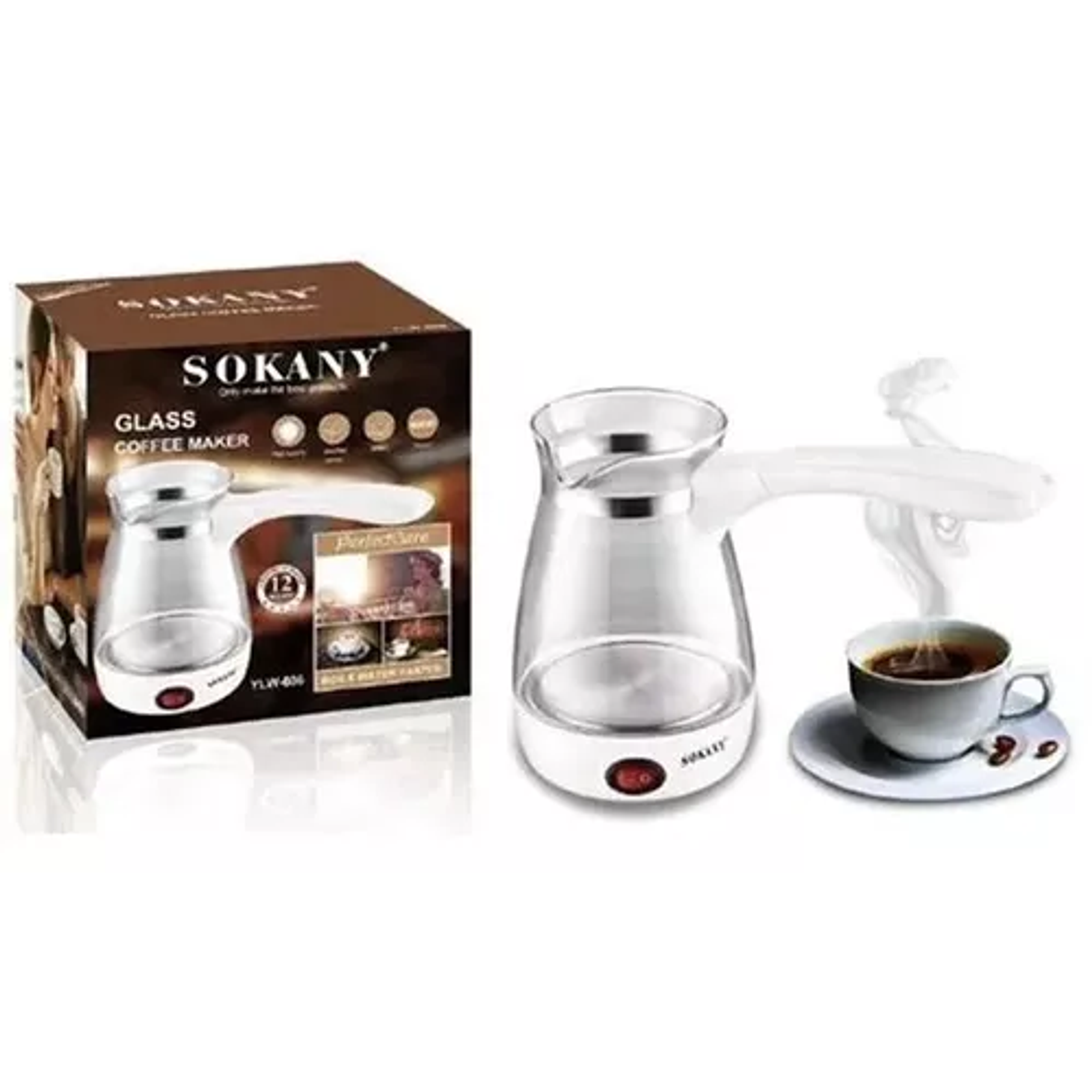 Cafetera Jarra Eléctrica Automático Acero Inoxidable 8 Tazas 1