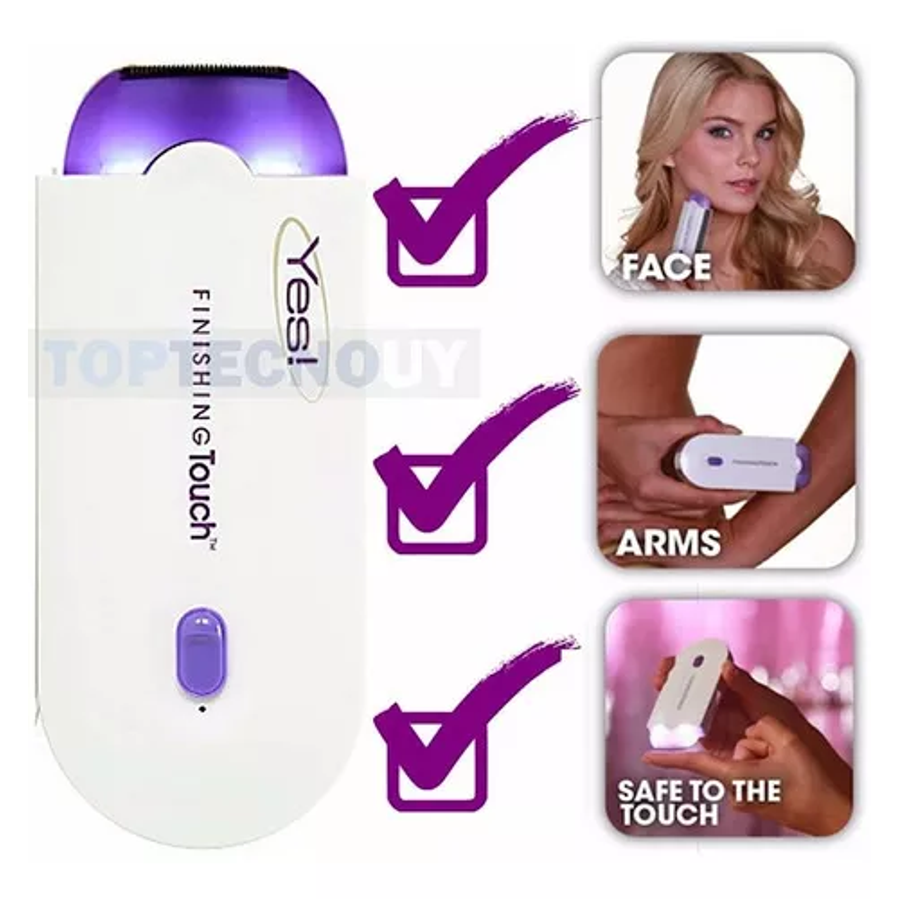 Depiladora Mujer Con Sensor Luz Láser Removedor Recortadora 4