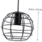 Pack de 2 Lamparas Colgante Esfera Tipo Jaula De Hierro  - Miniatura 4