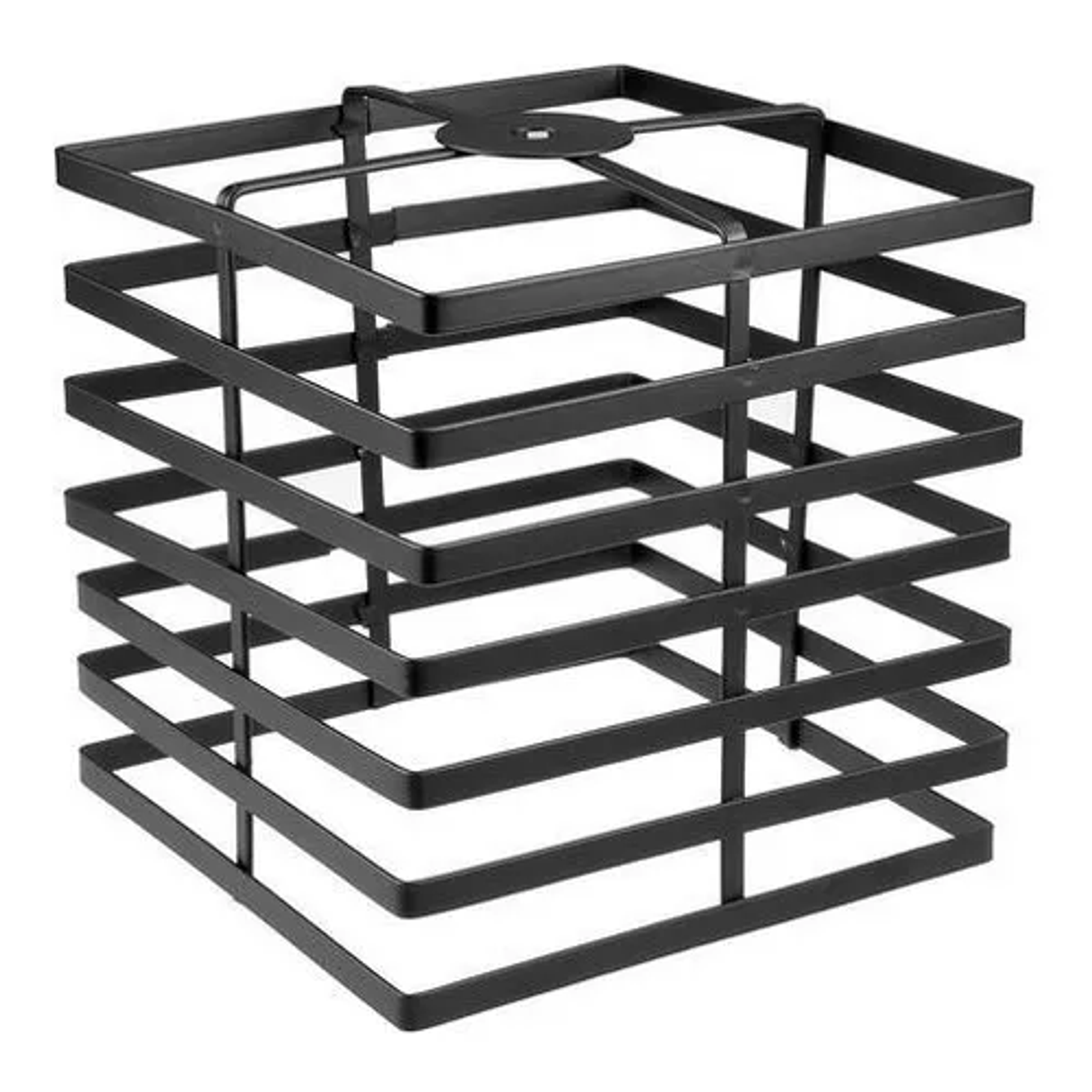 Pack de 2 Lampara Colgante Tipo Jaula Cuadrada Fierro Moderno 2