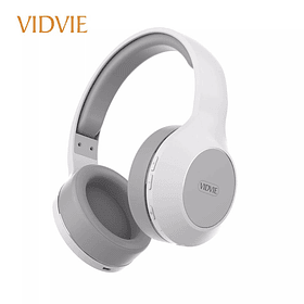 Audífonos Bluetooth Inalámbrico VIDVIE  Carga USB Blanco 