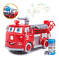Camion Bombero Lanza Burbujas Con Luces Y Sonidos - Miniatura 1