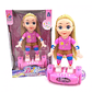 Muñeca Patineta Sonido Luces Juguete Niña - Miniatura 1