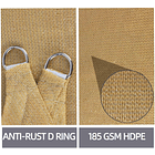 Toldo Vela Sombreadora Malla Sombra 4x4 Rectangular  4