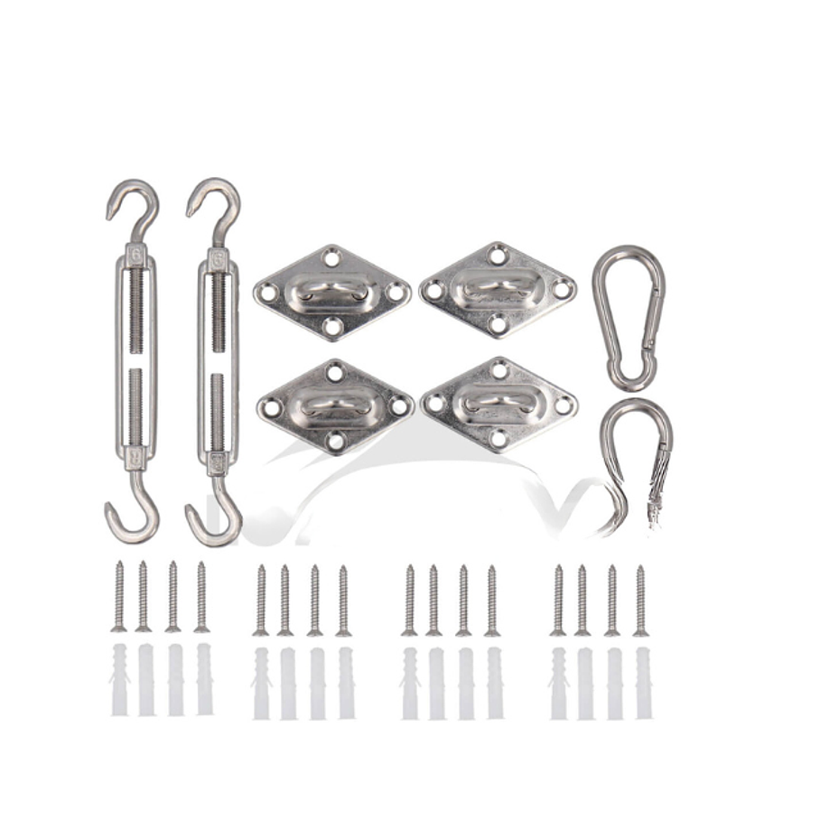 Toldo Vela Sombreadora Malla Sombra 4X6 Rectangular  5