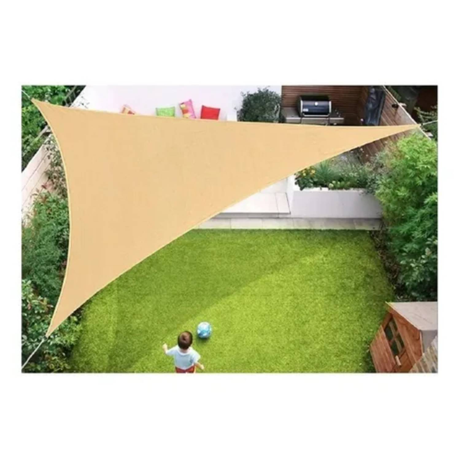 Toldo Vela Triangular Impermeable Para El Sol 3x3x3 3