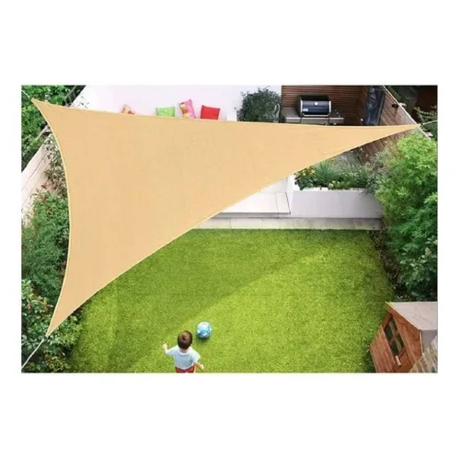 Toldo Vela Triangular Impermeable Para El Sol 3x3x3 3