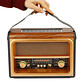 Radio Parlante Solar y Corriente Retro Bluetooth USB FM - Miniatura 1