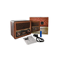 Radio Parlante Solar y Corriente Retro Bluetooth USB FM - Miniatura 8