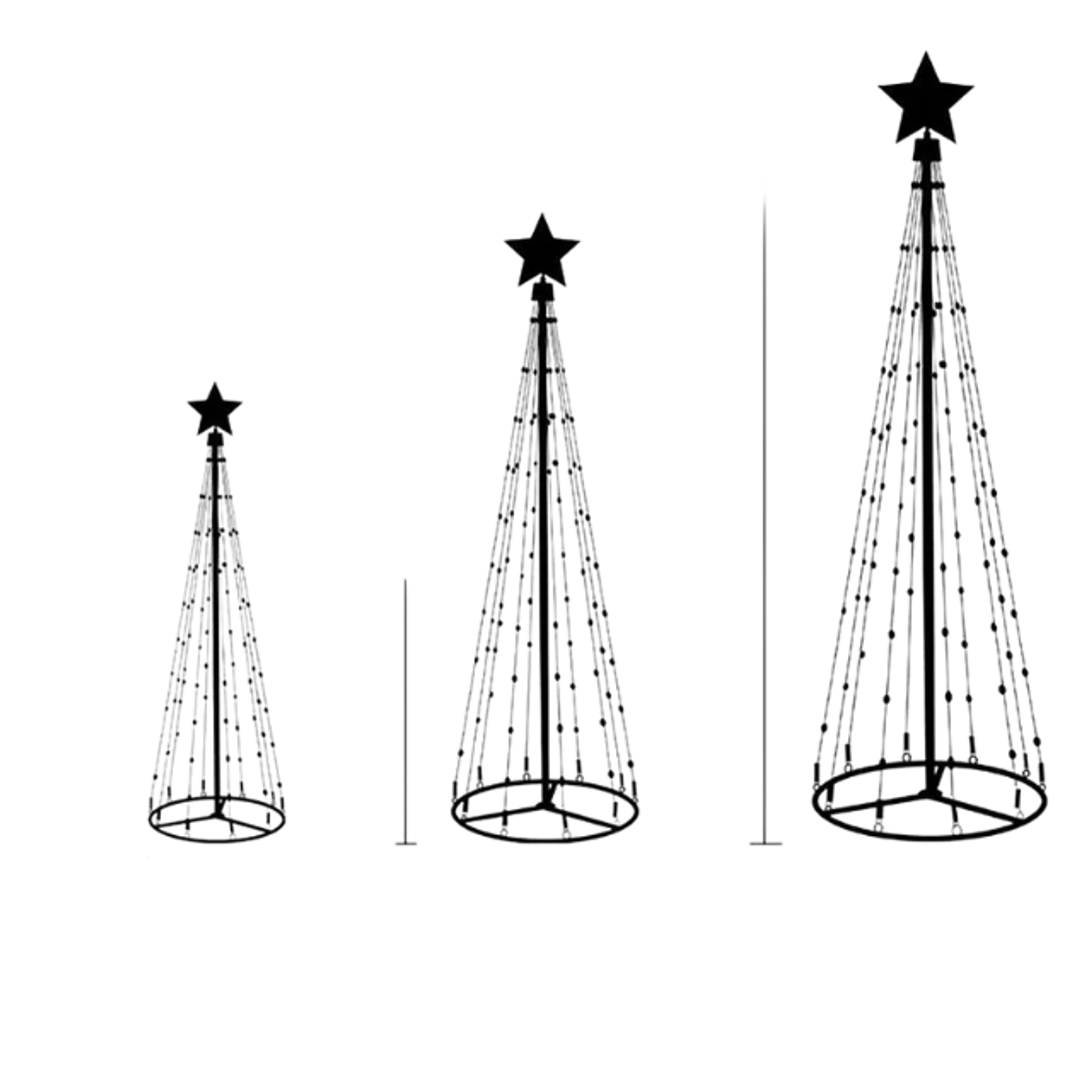 Árbol de Navidad con Luces Con Aplicacion Bluetooth 1