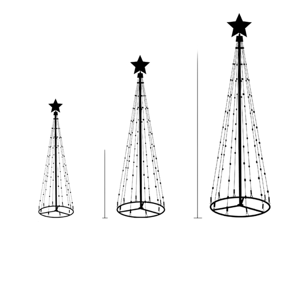 Árbol de Navidad con Luces Con Aplicacion Bluetooth 1