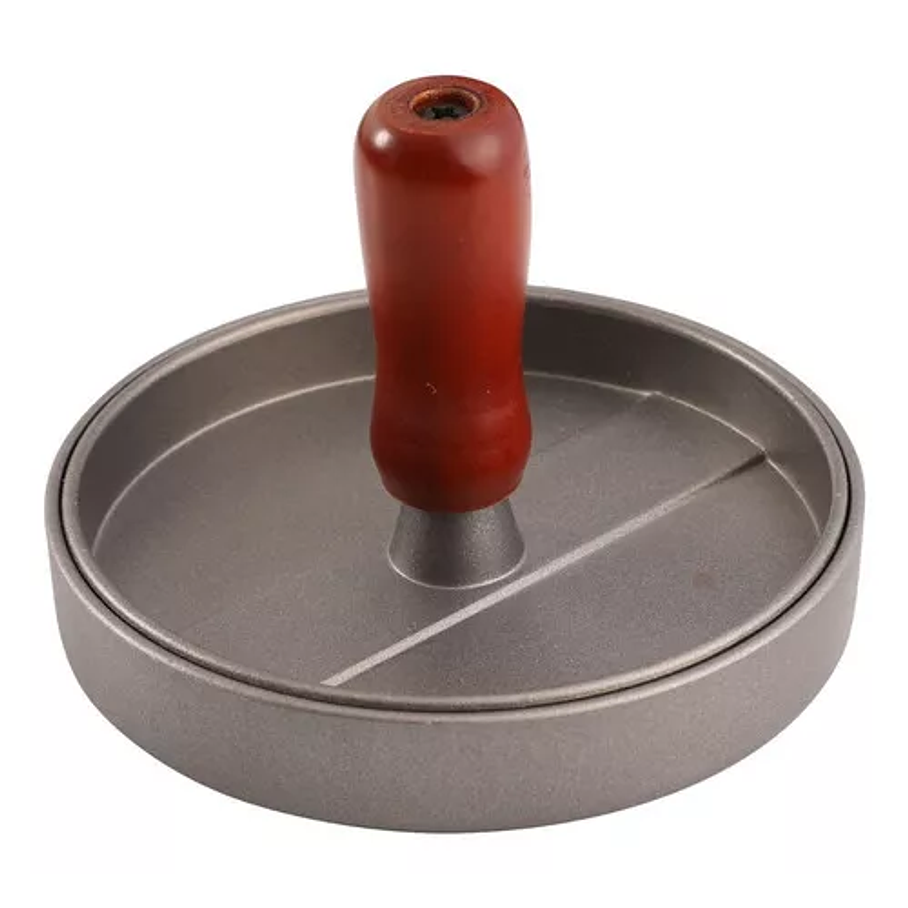 Prensa Para Hamburguesas Molde Antiadherente Asado Parrilla 2