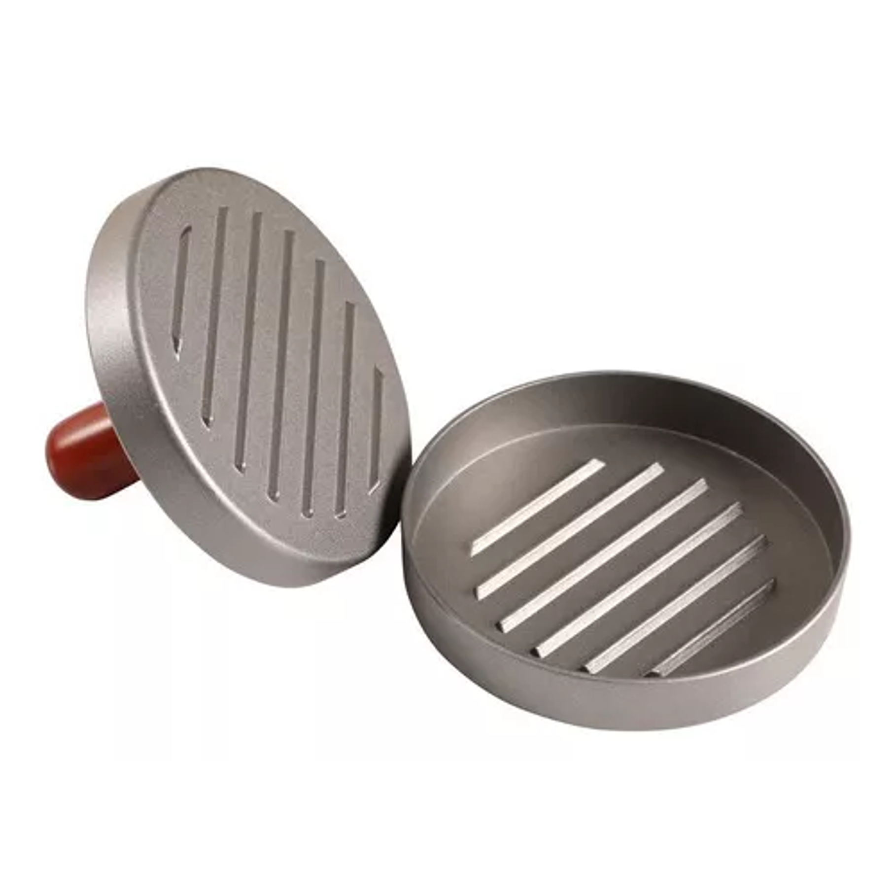 Prensa Para Hamburguesas Molde Antiadherente Asado Parrilla 3