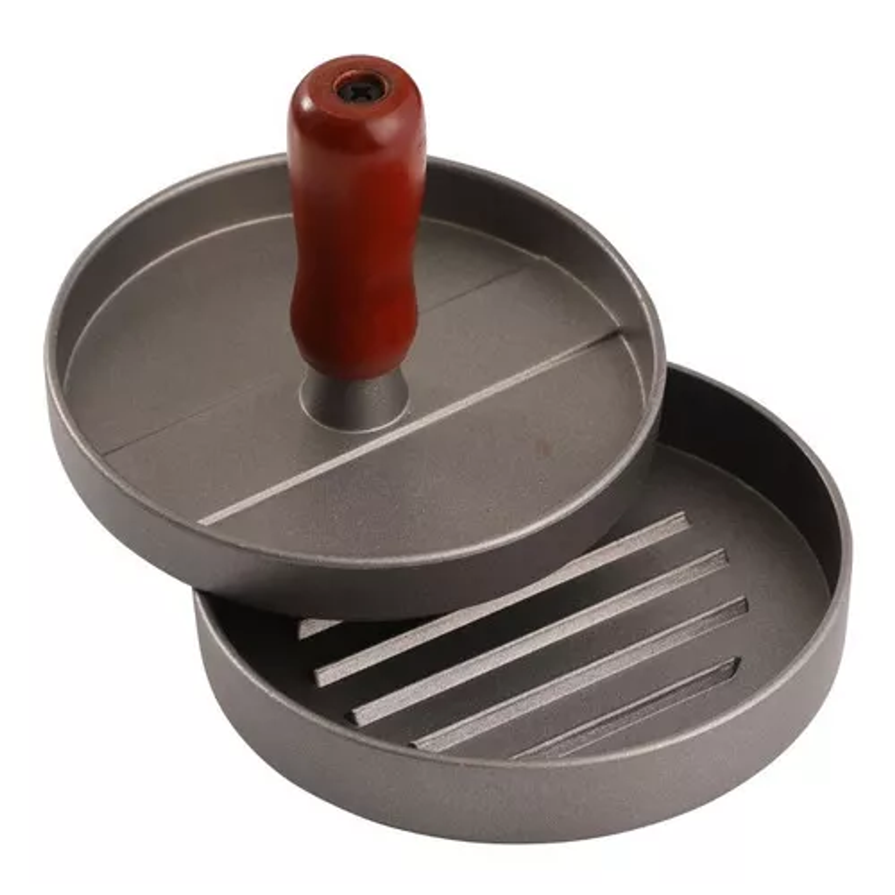 Prensa Para Hamburguesas Molde Antiadherente Asado Parrilla 1