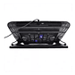 Ventilador Notebook Base Gamer Altura Ajustable Luz Led Color Negro - Miniatura 2