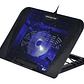 Ventilador Notebook Base Gamer Altura Ajustable Luz Led Color Negro - Miniatura 3