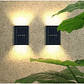 Pack 6 Foco Luz Aplique Solar Led Pared Exterior Luz Fria - Miniatura 4
