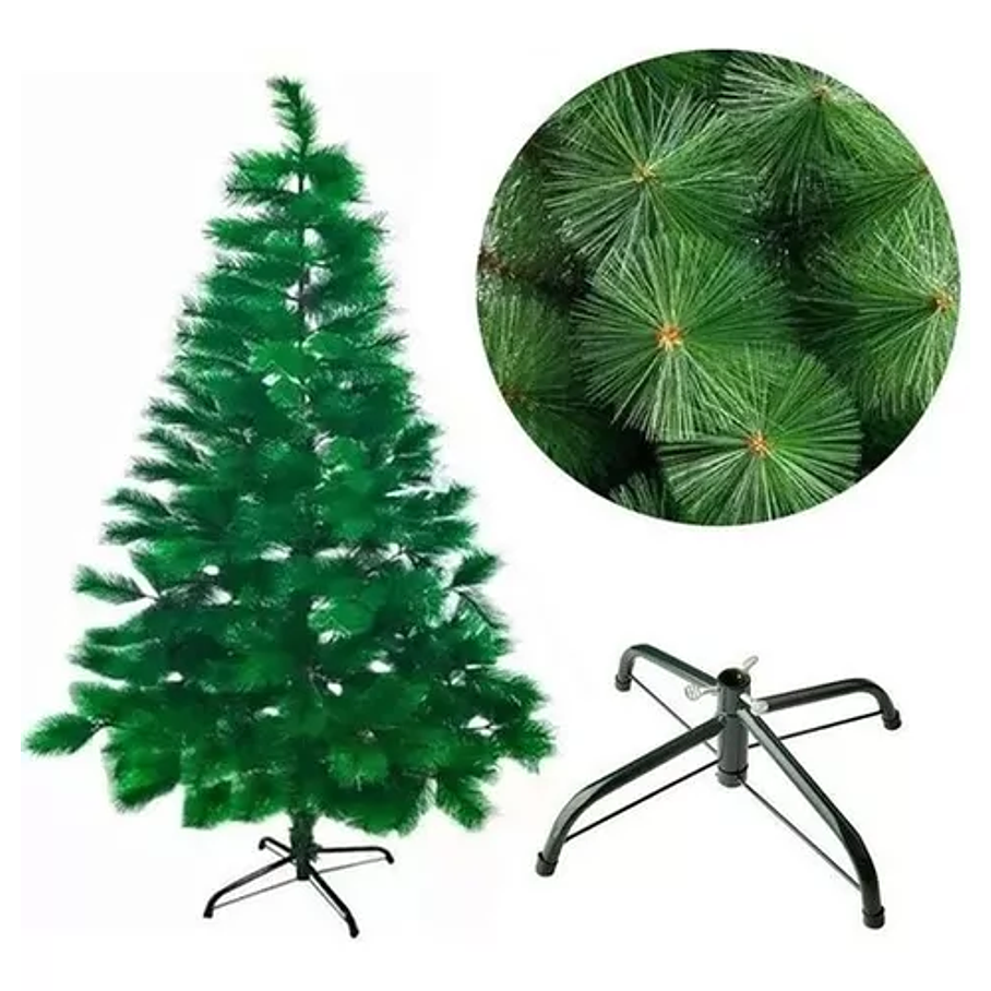 Árbol De Navidad Decorativo 1,50 Cm Pascua Con Soporte 2