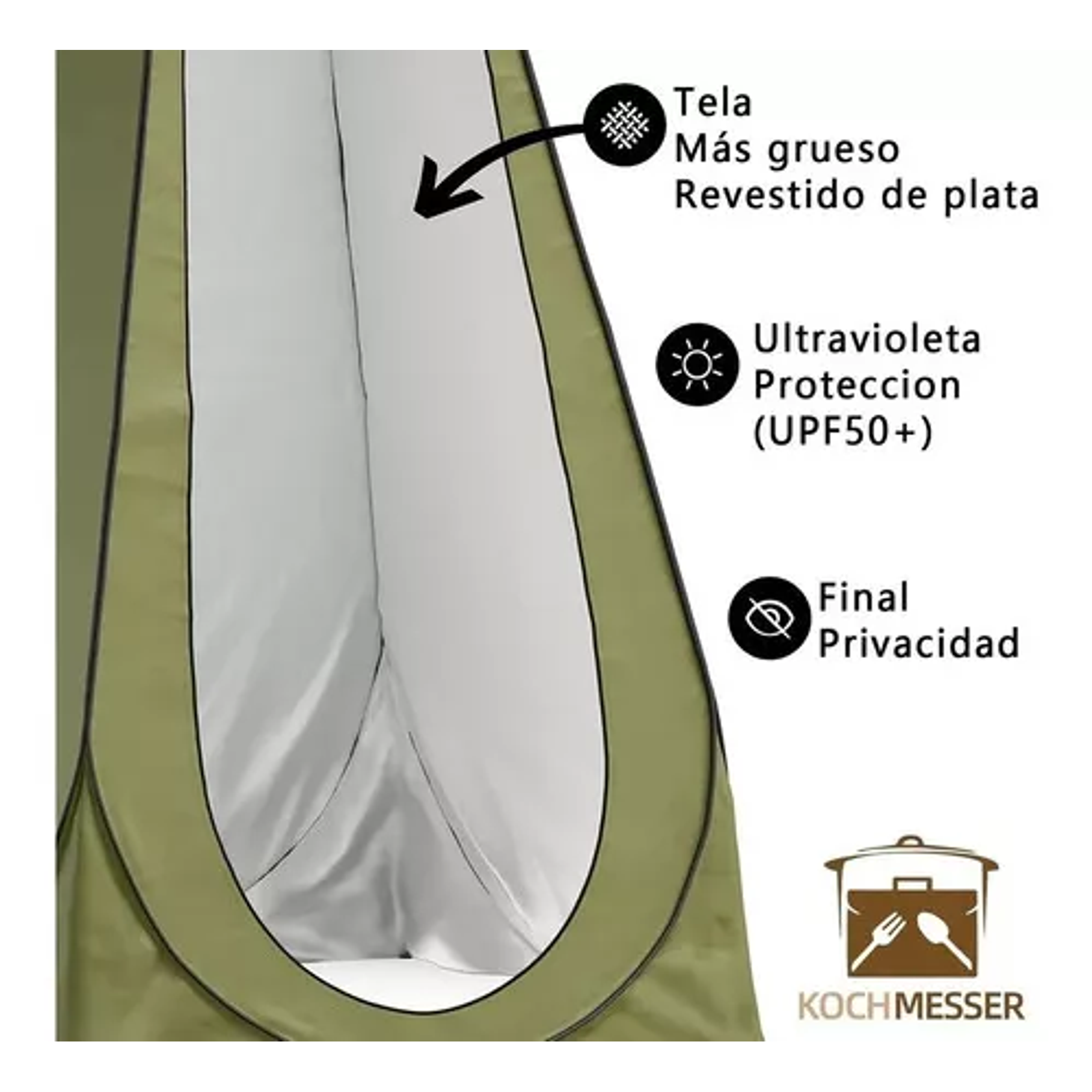 Carpas Camping Baño Pop Up Vestidor Portátil Outdoor Trek 5