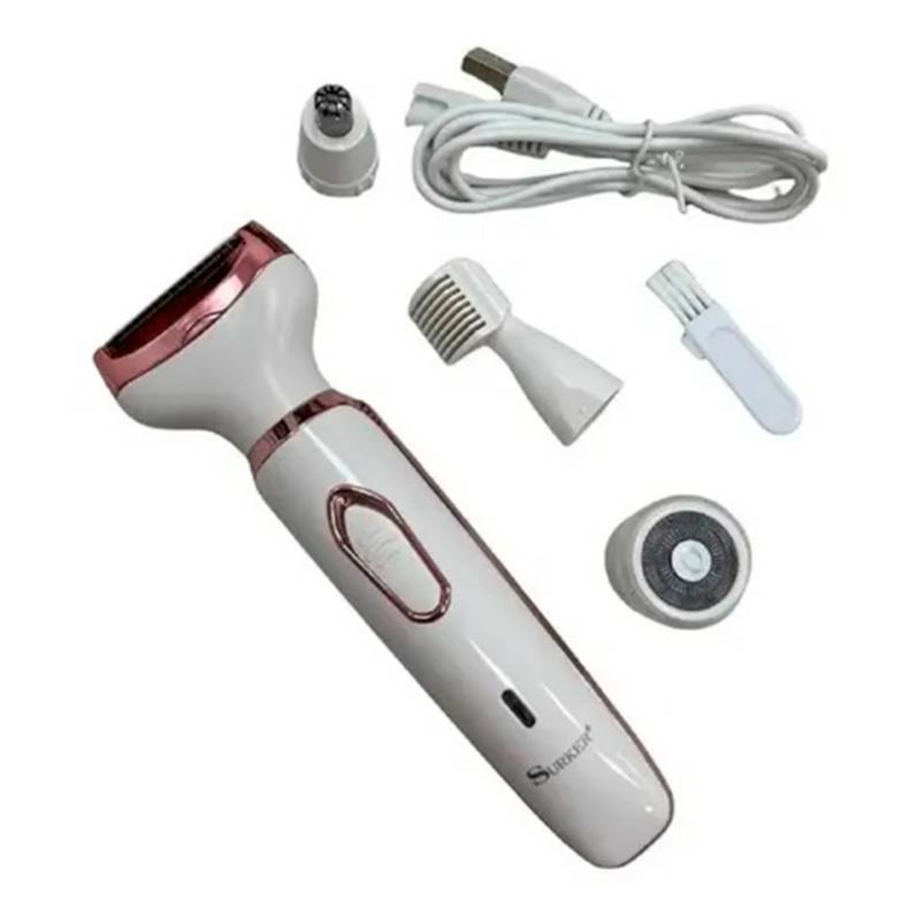 Depiladora 4 En 1 Para Mujer Cejas Rostro Cuerpo Afeitadora 4