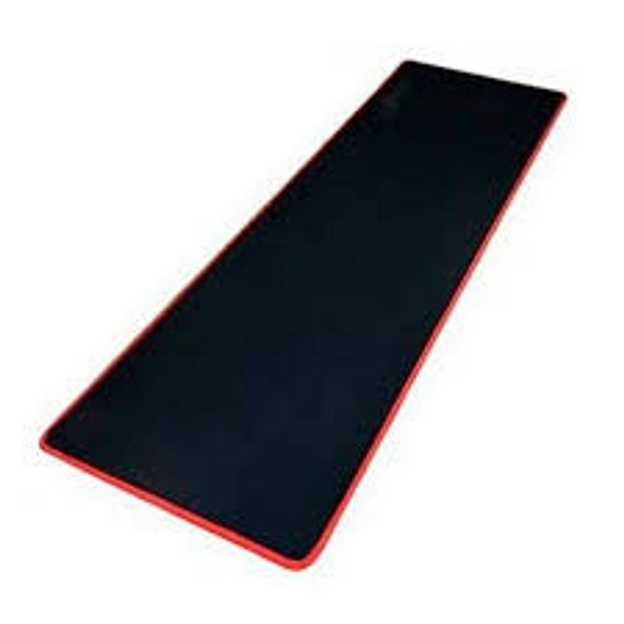 Mouse Pad Gamer Xl Antideslizante Negro Borde Cosido 70x30cm 1