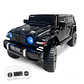 Jeep Eléctrico Infantil Negro con Control Remoto - Miniatura 1