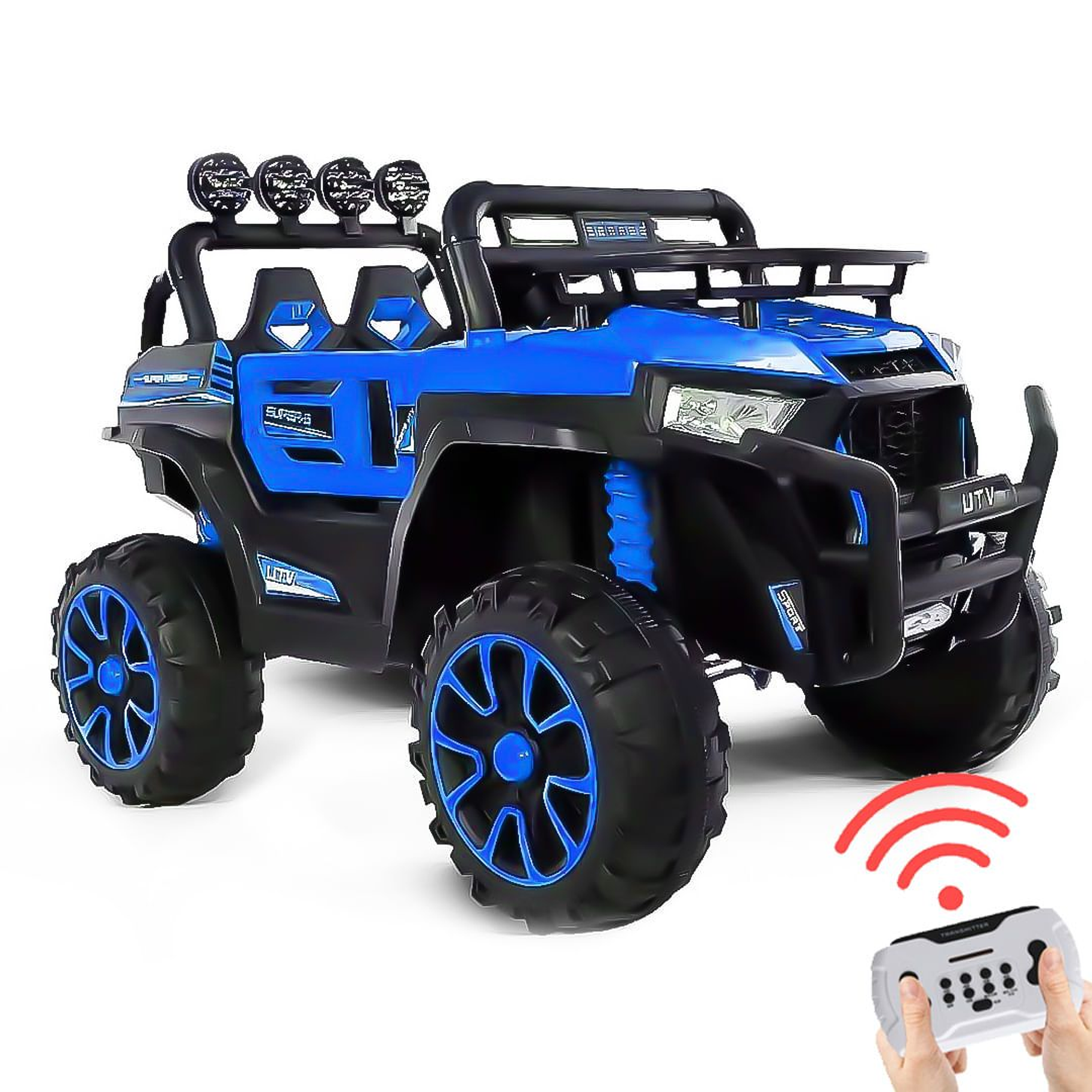 Carro Montable Eléctrico Todo Terreno Tracción En 4 Ruedas  5