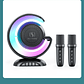 Parlante Karaoke Portatil Con Luces y Microfono USB  - Miniatura 4