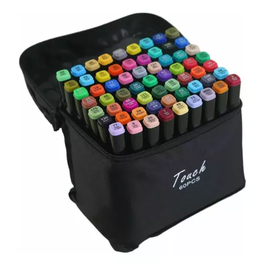 Rotuladores De Doble Punta 60 Colores Diversión Creatividad 1