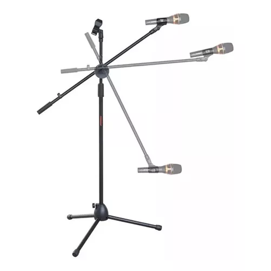 Soporte Para Micrófono Atril Con Boom Profesional Pedestal Color Negro 3