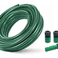 Manguera Reforzada 1/2 Pulgada 20 Mts Mas Pistola Y Acoples Color Verde - Miniatura 1