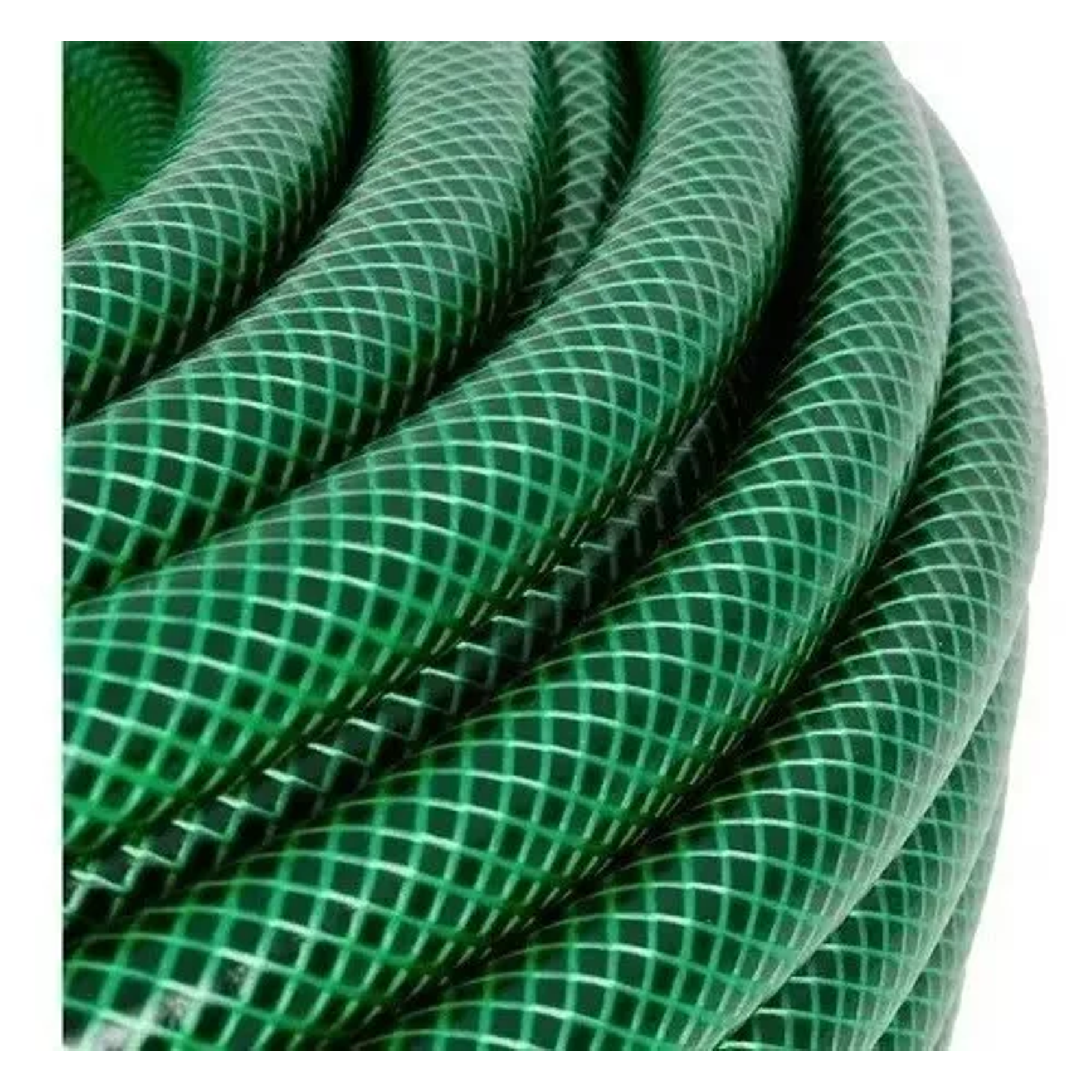 Manguera Reforzada 1/2 Pulgada 20 Mts Mas Pistola Y Acoples Color Verde 2