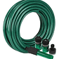 Manguera Reforzada 1/2 Pulgada 20 Mts Mas Pistola Y Acoples Color Verde - Miniatura 6