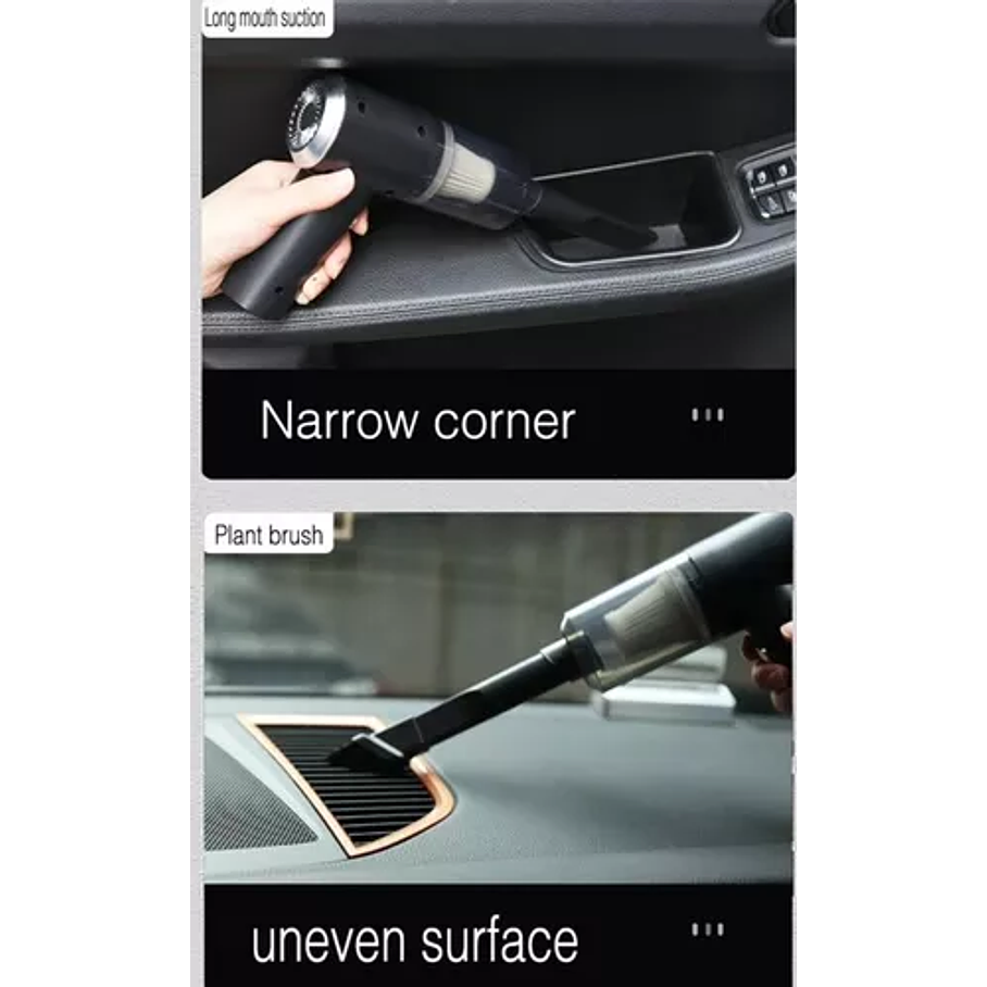 Aspiradora Inalámbrica Portátil Auto Hogar Usb Recargable 3