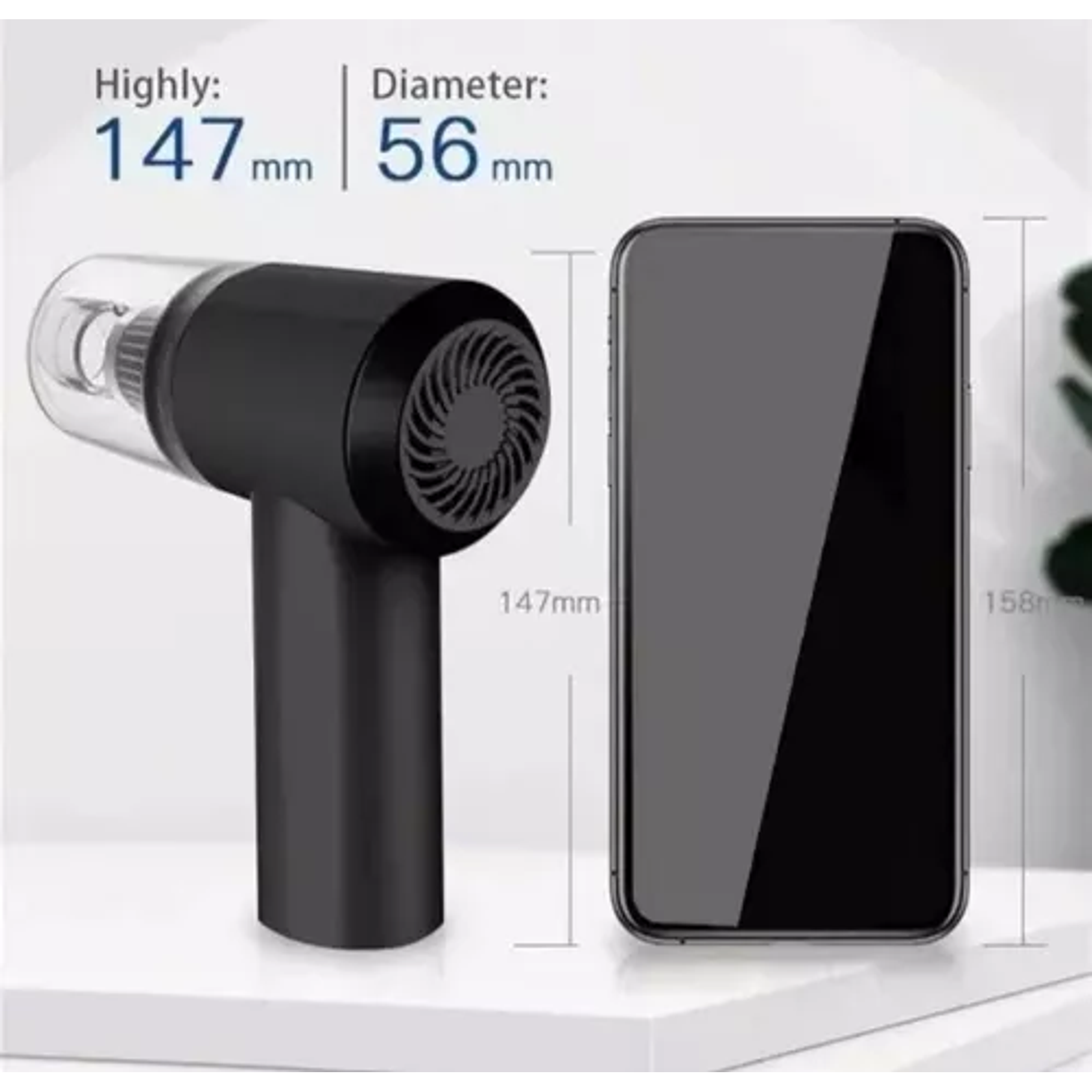 Aspiradora Inalámbrica Portátil Auto Hogar Usb Recargable 4