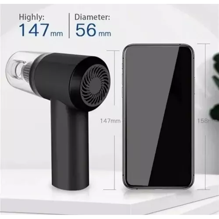 Aspiradora Inalámbrica Portátil Auto Hogar Usb Recargable 4