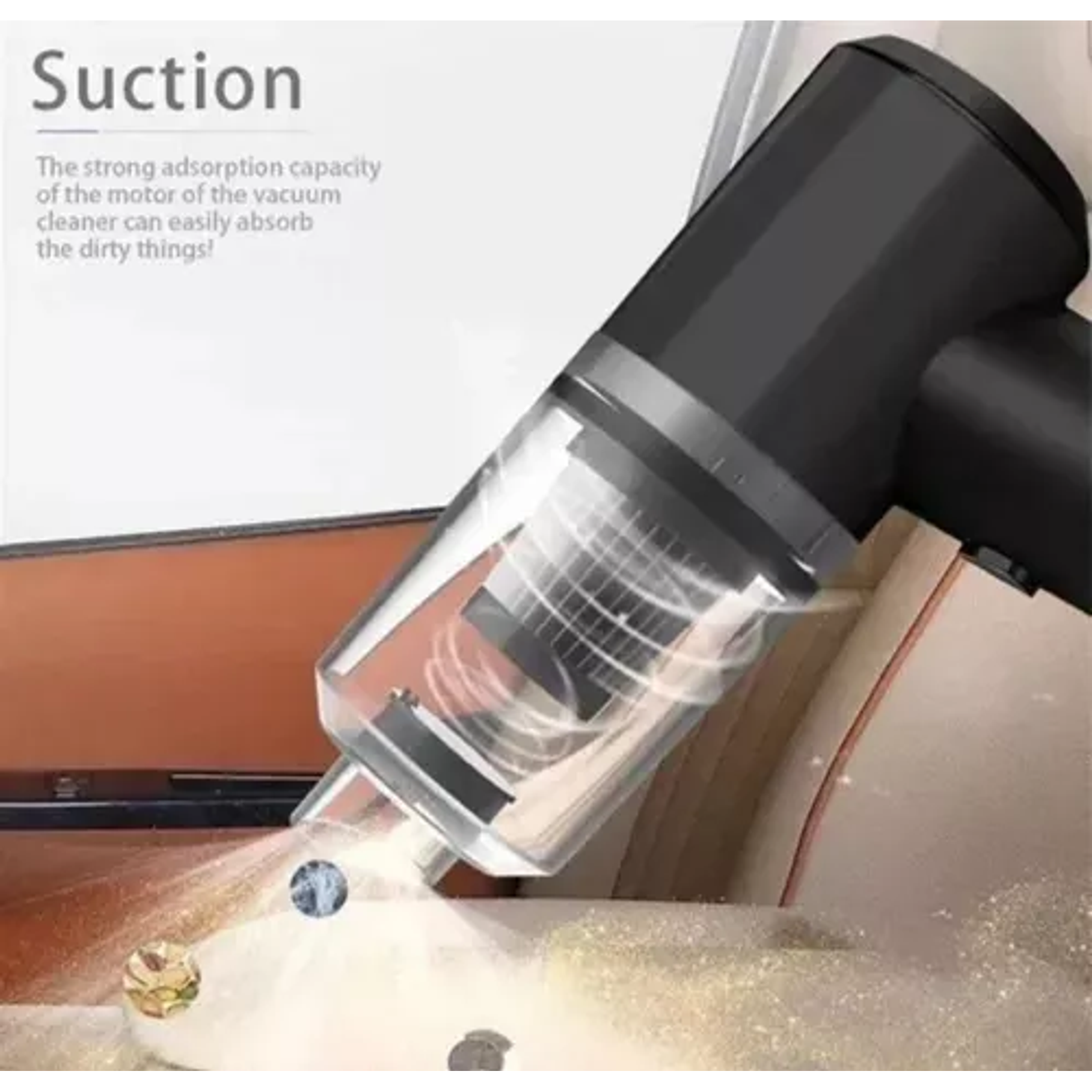 Aspiradora Inalámbrica Portátil Auto Hogar Usb Recargable 5