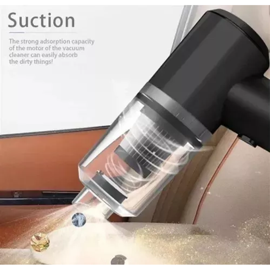 Aspiradora Inalámbrica Portátil Auto Hogar Usb Recargable 5