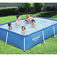 Piscina Rectangular Con Capacidad De 1200 Litros De 2.21m De Largo X 1.5m De Ancho Azul - Miniatura 4