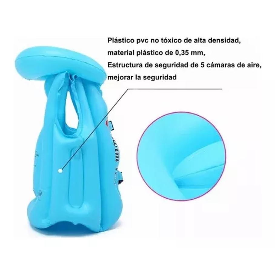 Chaleco Flotador Chaleco Salvavidas Niño Chalecos Talla Xl 3