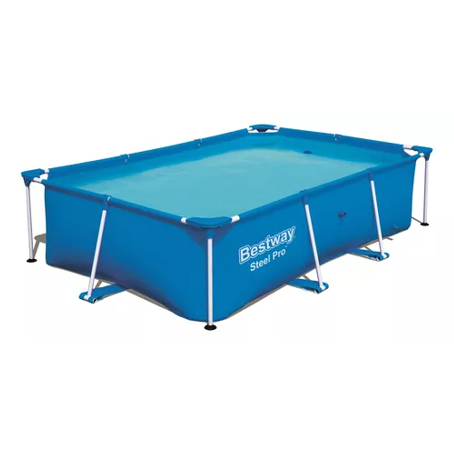 Piscina Estructural Rectangular  Con Capacidad De 2300 Litros De 2.59mX 1.7m De Ancho Azul 5