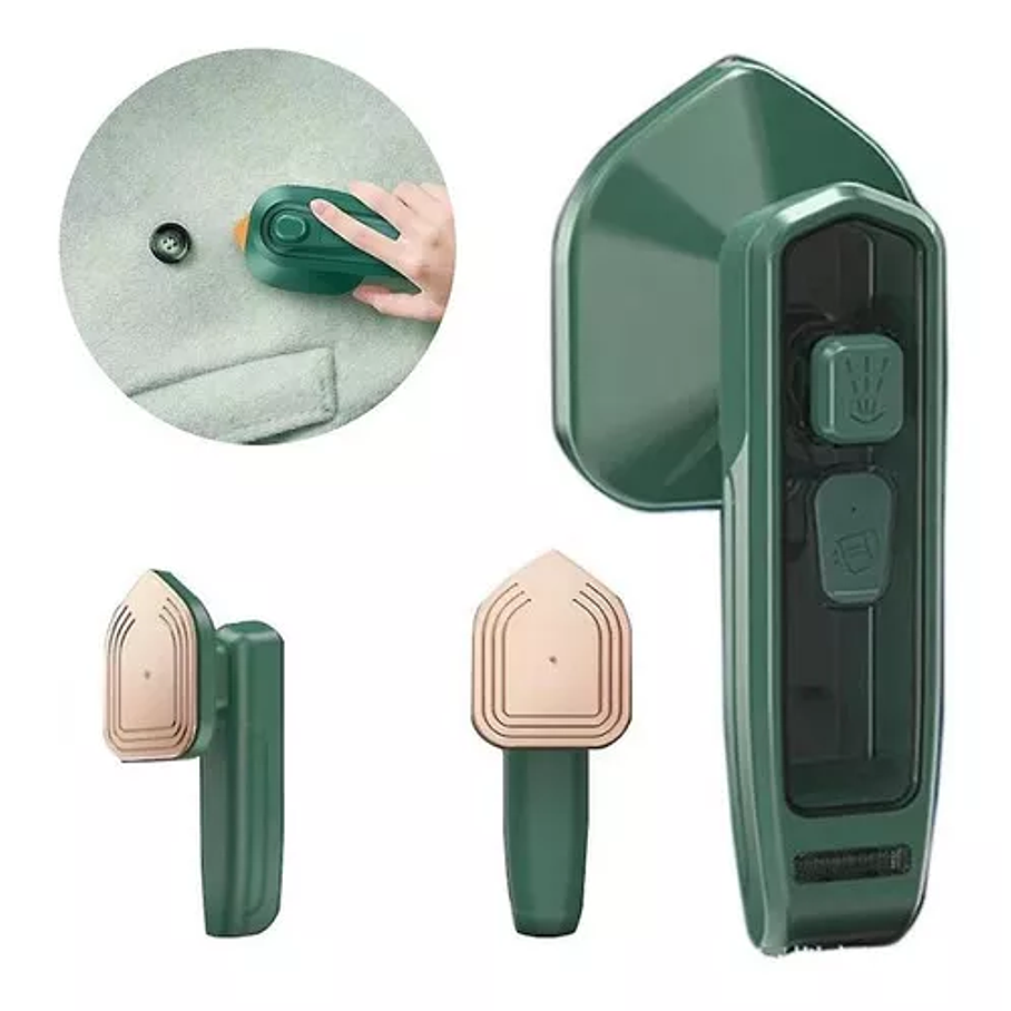 Mini Plancha Pro A Vapor Plancha Vertical Y Horizontal 220v Color Verde 1