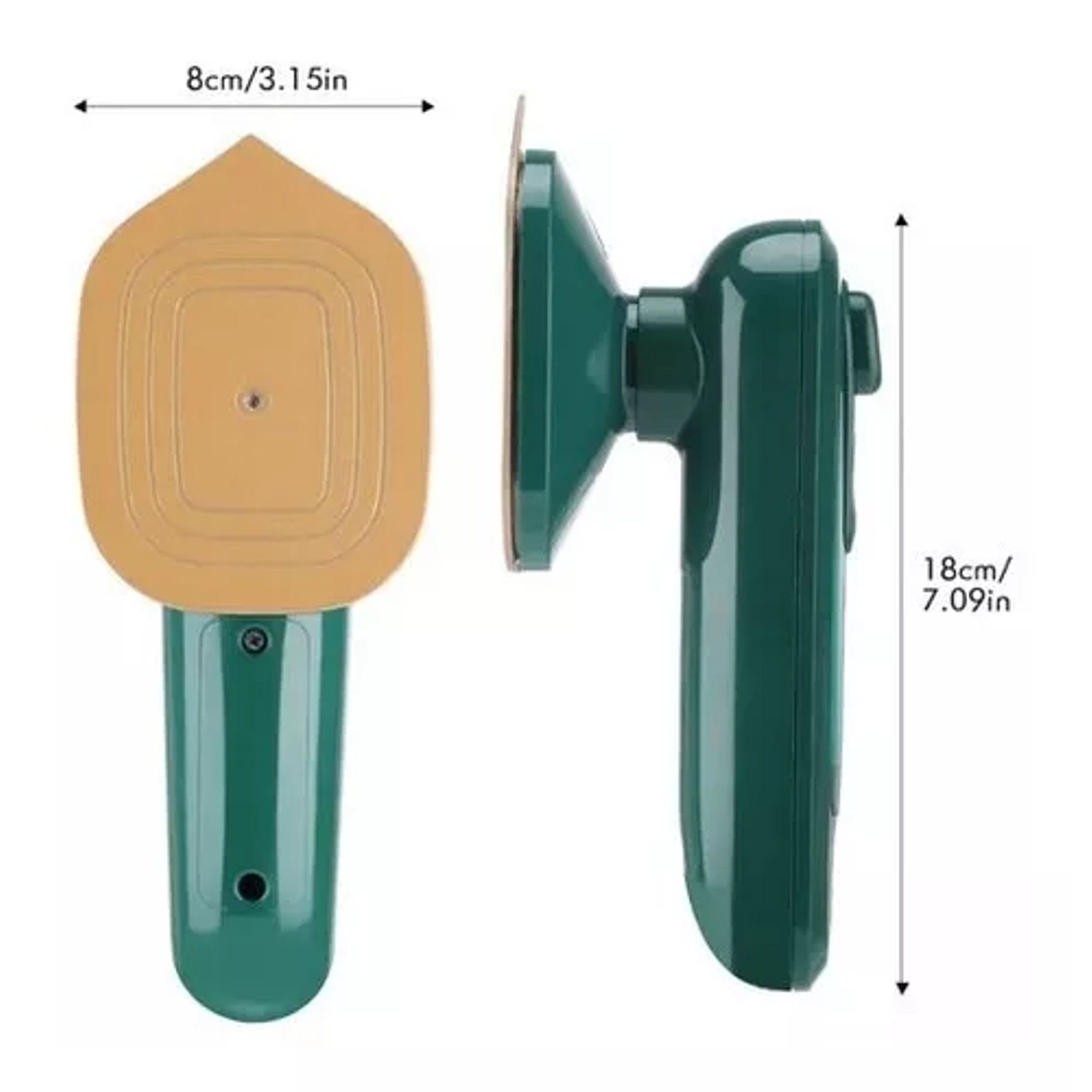 Mini Plancha Pro A Vapor Plancha Vertical Y Horizontal 220v Color Verde 4