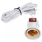 Soquete E27 Con Interruptor Cable 8 Mts Enchufe - Miniatura 3