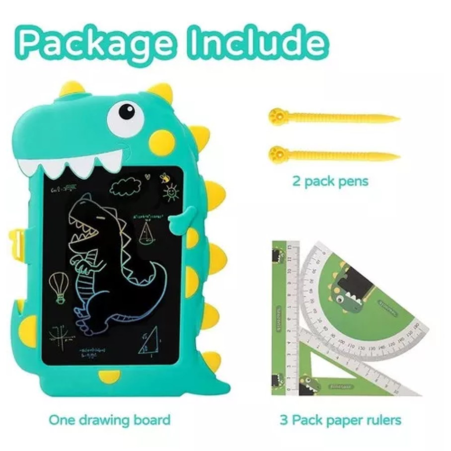 Tablero Mágico Dinosaurio Lcd 8.5 Tabla Dibujo 4