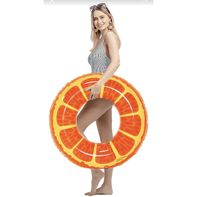 Flotador Piscinas Grandes Flotadores Inflables Ñinos 60cm Color Naranja