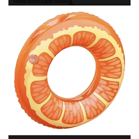 Flotador Piscinas Grandes Flotadores Inflables Ñinos 80cm Color Naranja